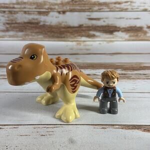 LEGO Duplo Jurassic World T-Rex Dinosaur Breakout 10939 Figures Only